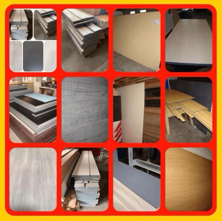 011.  Trespa / Volkern /Tafelbladen 12 /10 /8/6 mm dik, Doe-het-zelf en Verbouw, Overige Doe-het-zelf en Verbouw, Ophalen