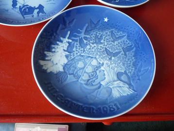 3 wandborden royal Copenhagen made In Denmark. beschikbaar voor biedingen