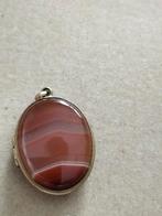 Prachtige antieke carneool medaillon., Sieraden, Tassen en Uiterlijk, Antieke sieraden, Verzenden, Overige materialen, Hanger