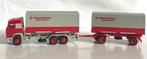 Herpa H0: Iveco truck + aanhanger "Kässbohrer Miet-Service", Hobby en Vrije tijd, Modelauto's | 1:87, Ophalen of Verzenden, Zo goed als nieuw