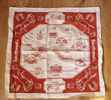 Willie Nelson sjaaltje/bandana Luck Reunion plattegrond.2025 beschikbaar voor biedingen