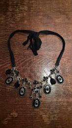 Otazu Ketting - Zwart met Strass, Sieraden, Tassen en Uiterlijk, Kettingen, Overige materialen, Met strass, Zwart, Ophalen of Verzenden