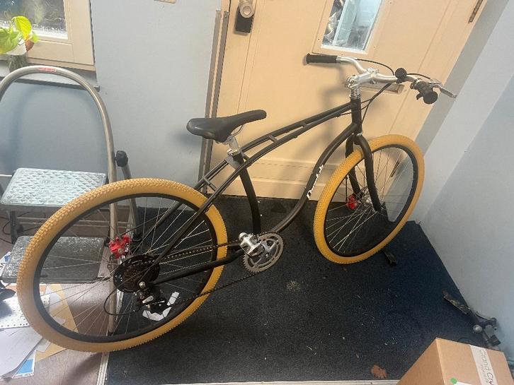 Cheetah Beach Cruiser, Fietsen en Brommers, Fietsen | Cruisers en Lowriders, Gebruikt, Heren, Cruiser, Staal, Ophalen