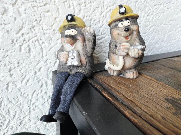 Schattige mijnwerk-mollen – Clayre & Eef, Huis en Inrichting, Woonaccessoires | Overige, Nieuw, Ophalen of Verzenden