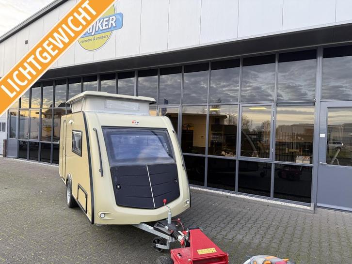 Kip Kompakt Travel 37 KK Langslaper 200cm + Zit Luifel 2017, Caravans en Kamperen, Caravans, Bedrijf, tot en met 3, 750 - 1000 kg