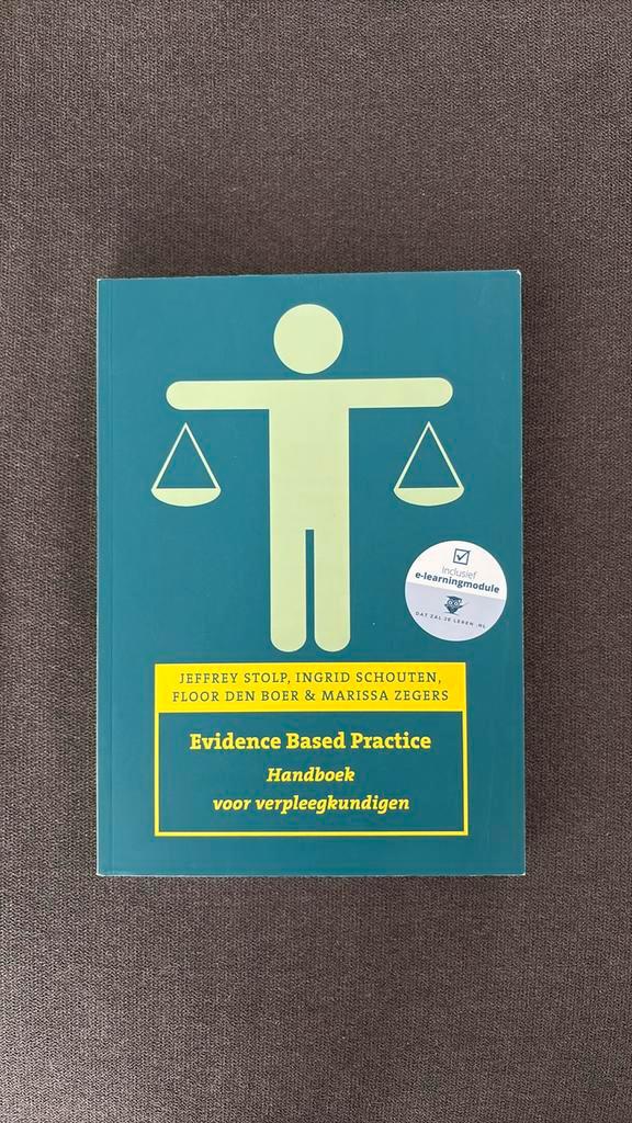 Mariska Zegers - Evidence based practice, Boeken, Schoolboeken, Zo goed als nieuw, Nederlands, Overige niveaus, Ophalen of Verzenden