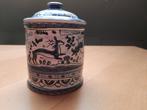 Gezellige Portugese pot met deksel....handwerk!, Ophalen, Overige materialen, Pot, Bus of Blik