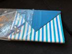 Retro vintage beddengoed 2 slopen een laken nieuw, Blauw, Dekbedovertrek, Ophalen of Verzenden, Nieuw