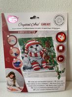 Diamond Painting kaart A Winter Kitten, Hobby en Vrije tijd, Knutselen, Ophalen of Verzenden, Nieuw, Knutselwerk