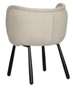 Panda Arm Chair Beige – Luxe Eetkamerstoelen met Armleuning, Overige kleuren, Japandi, Hotel Chique, Modern, Ophalen of Verzenden