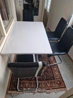 Eettafel met 4 stoelen, Zo goed als nieuw, Ophalen