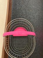 Prachtige mandjes. Metaal met roze plastic, Ophalen, Gebruikt