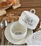 Zgan riviera maison chef special soep koppen  2 stuks!, Ophalen of Verzenden, Zo goed als nieuw, Overige stijlen, Kop(pen) en/of Schotel(s)