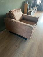 Bruine leren love seat, Huis en Inrichting, Ophalen, Zo goed als nieuw, Leer, 75 tot 100 cm