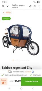 Babboe Bakfiets regentent E, E city, mountain, Fietsen en Brommers, Fietsaccessoires | Fietstassen, Ophalen, Zo goed als nieuw