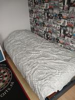 Auping 1-persoons bed elektrisch verstelbaar, Ophalen, 90 cm, Eenpersoons, Blauw