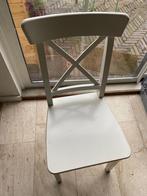 eetkamerstoelen, Huis en Inrichting, Stoelen, Ophalen, Gebruikt, Wit, IKEA