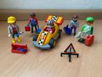 Playmobil, racewagen auto formule 1 poppetjes gereedschap, Kinderen en Baby's, Speelgoed | Playmobil, Ophalen of Verzenden, Gebruikt