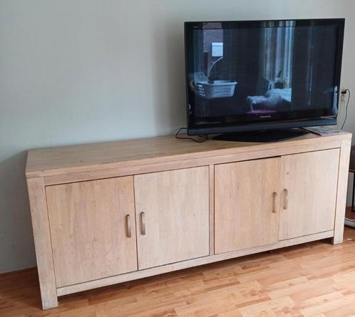 Eiken houten kast laag, Huis en Inrichting, Kasten | Buffetkasten, Gebruikt, Minder dan 100 cm, Minder dan 50 cm, 25 tot 50 cm