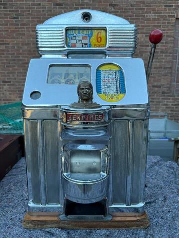 Originele oude gokkast bandiet - Jennings Club Chief beschikbaar voor biedingen