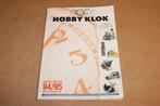 Hobby Klok Catalogus 94/95 — Naslagwerk voor Klokkenmakers, Ophalen of Verzenden, Gelezen