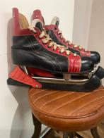 Vintage Kovopol IJshockeyschaatsen Mt 42 Leer, Sport en Fitness, Schaatsen, Ophalen of Verzenden, Gebruikt, IJshockeyschaatsen