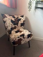 Koeienprint stoel, Huis en Inrichting, Ophalen, Minder dan 75 cm, 75 tot 100 cm, Stof