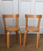 2 X Vintage plywood kinderstoel Alvar Aalto stijl, Ophalen of Verzenden, Zo goed als nieuw, Hout