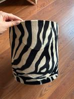 Zebra lampen kap, Ophalen of Verzenden, Zo goed als nieuw, Rond