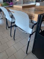 4x Herman Miller Caper Stoelen - Wit/Zwart - Perfect!, Ophalen, Wit, Zo goed als nieuw, Vier