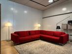 ZGAN Design on Stock Aikon Hoekbank – Ploegwol Bordeaux Rood, 300 cm of meer, Ophalen of Verzenden, Zo goed als nieuw, Hoekbank bank sofa bankstel design on stock
