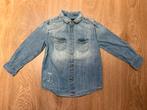 River Island spijkerblouse blauw lange mouwen maat 104, Kinderen en Baby's, Kinderkleding | Maat 104, Ophalen of Verzenden, Zo goed als nieuw