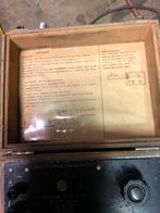 Antieke NIFE weerstandmeter in houten kist, Ophalen of Verzenden