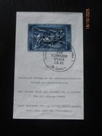 Nico Zwitserland BLok 11 gestempeld 1945, Ophalen of Verzenden, Gestempeld