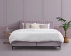 Boxspring Matt Sleeps Velvet Roze 160 x 200 Nieuwstaat!, Overige kleuren, Tweepersoons, Ophalen of Verzenden, Zo goed als nieuw