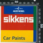 Sticker: Sikkens - Car Paints - Akzo Nobel, Verzamelen, Ophalen of Verzenden