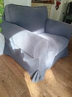 Ikea Ektorp fauteuil grijs, Huis en Inrichting, Ophalen, Gebruikt, Eenpersoons, 75 tot 100 cm