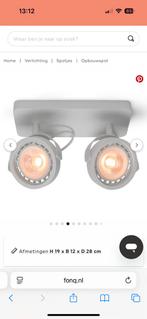 Witte Plafondlamp met 2 Spots - Zuiver Design, Huis en Inrichting, Lampen | Spots, Metaal of Aluminium, Nieuw, Ophalen of Verzenden