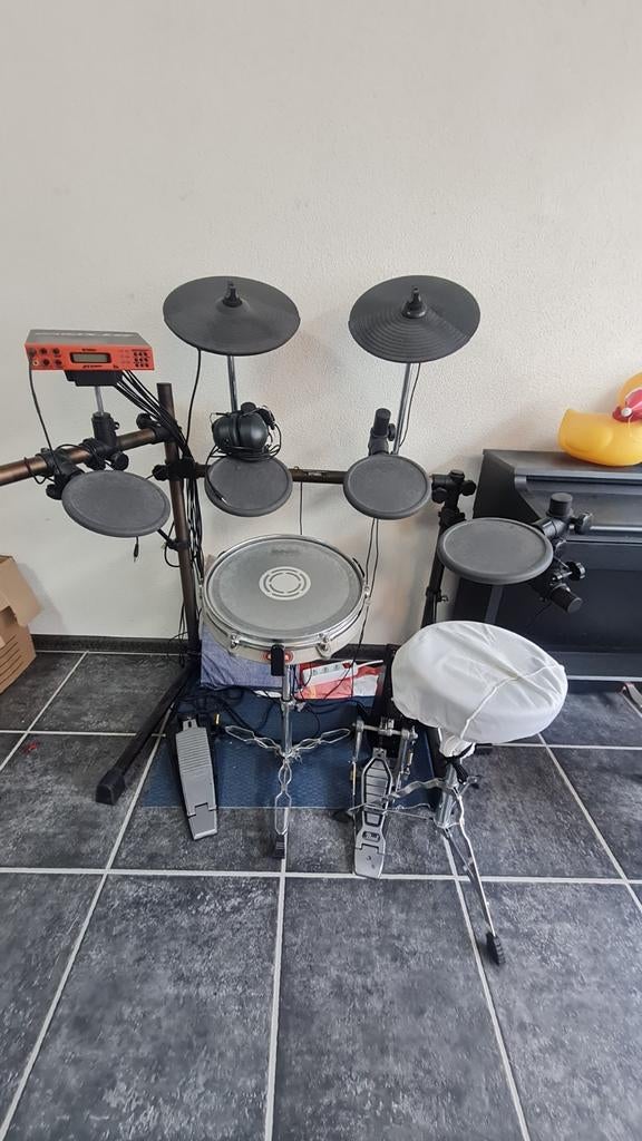 Yamaha DTXPRESS Gen 1 Elektronisch Drumstel, Muziek en Instrumenten, Drumstellen en Slagwerk, Gebruikt, Yamaha, Elektronisch, Ophalen of Verzenden