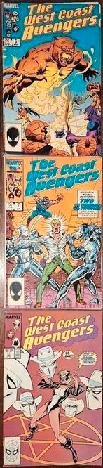 3x  The West Coast Avengers •  6  7  41, Meerdere comics, Verzenden