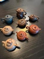 Collectie van 7 Miniatuur Theepotten yixing, Antiek en Kunst, Antiek | Keramiek en Aardewerk, Ophalen of Verzenden