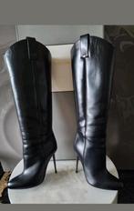 Tom Ford Mid Calf Western cut stiletto laarzen, mt 38, nieuw, Hoge laarzen, Tom Ford, Zwart, Nieuw