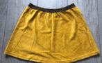 Okergeel rib rokje 140/146, Ophalen, Zo goed als nieuw, Meisje, Jurk of Rok