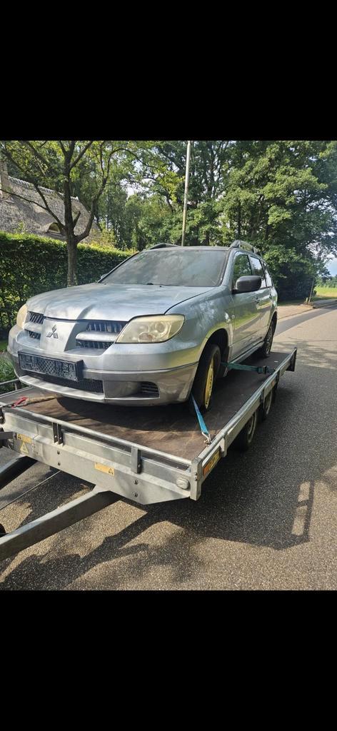 Mitsubishi Outlander 2.0 MPI 2WD 2006 Grijs, Auto's, Mitsubishi, Bedrijf, Te koop, Outlander, ABS, Airbags, Airconditioning, Centrale vergrendeling