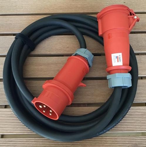 Mennekes CEE 32A 5 meter krachtstroom verlengkabel 400V AC, Hobby en Vrije tijd, Elektronica-componenten, Nieuw, Verzenden