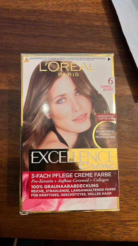 L’oreal haarverf/haarkleuring donkerblond grijsdekking, Sieraden, Tassen en Uiterlijk, Uiterlijk | Haarverzorging, Zo goed als nieuw