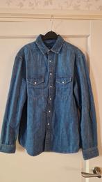 Stoere spijkerblouse met handige drukkers maat S, Kleding | Heren, Ophalen of Verzenden, Zo goed als nieuw, Wit