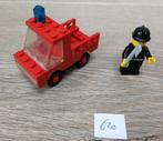 Lego 620-1 Brandweerwagen - Fireman's Car - 1978 incl figuur, Ophalen of Verzenden, Gebruikt, Complete set, Lego