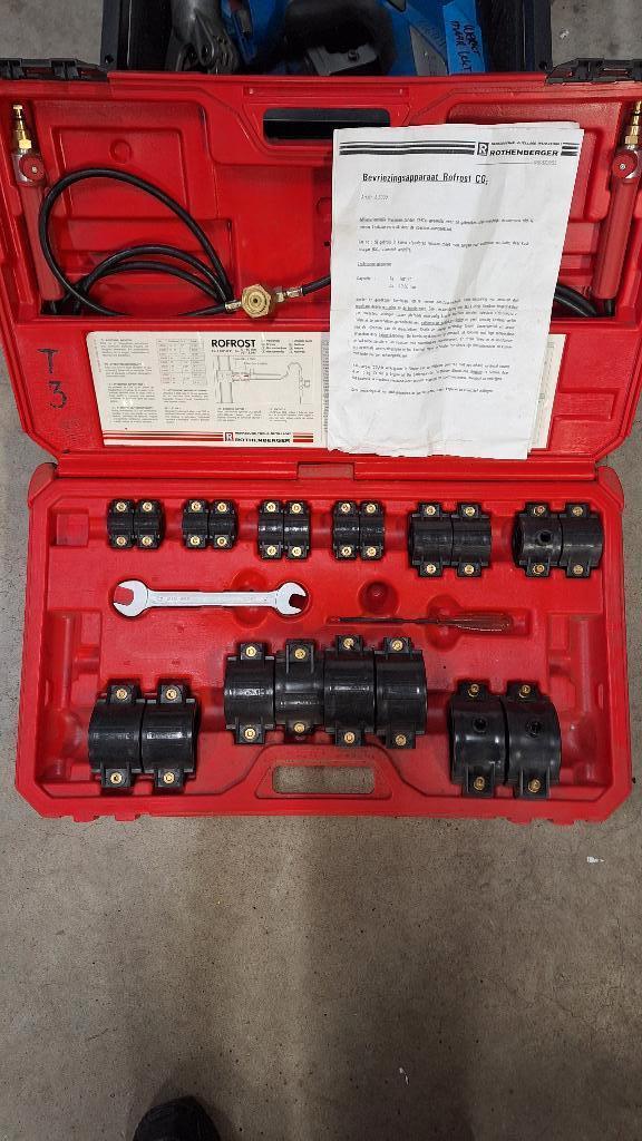 Rothenberger Rofrost 10-60mm Bevriesapparaat droogijs set, Auto diversen, Autogereedschap, Gebruikt, Ophalen of Verzenden