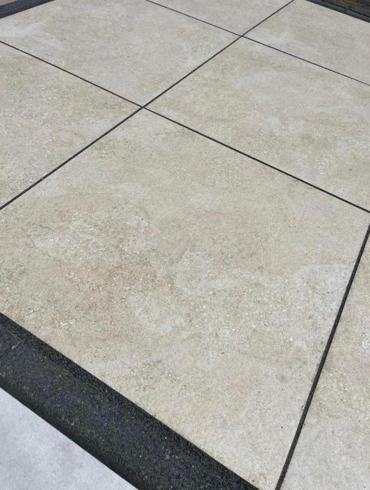 Keramische tegel 60x60x3 cm Lime Taupe, Tuin en Terras, Tegels en Klinkers, Nieuw, Terrastegels, Keramiek, 10 m² of meer, Ophalen of Verzenden